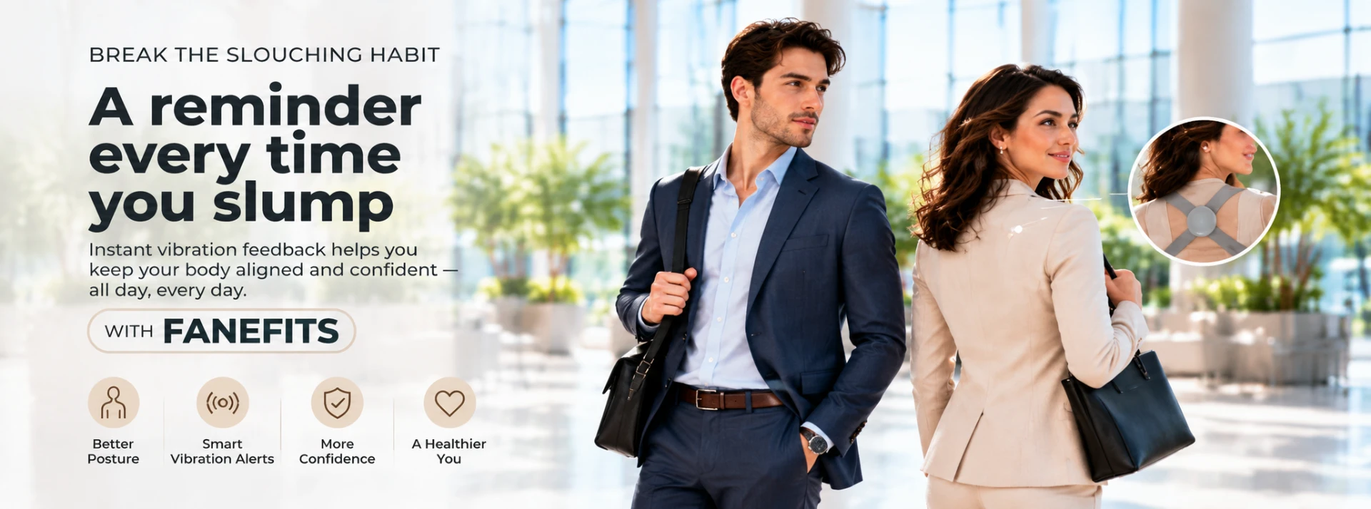 Break the slouching habit with Straivo